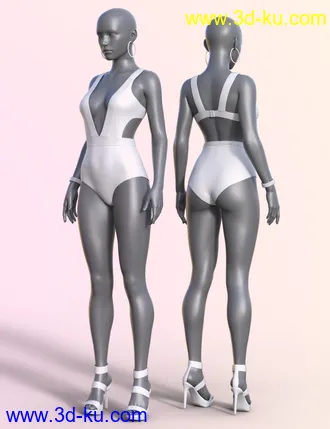 3D打印模型Girls of Summer I Outfit for Genesis 8 and 8.1 Females的图片