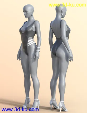 3D打印模型Girls of Summer II Outfit for Genesis 8 and Genesis 8.1 Females的图片