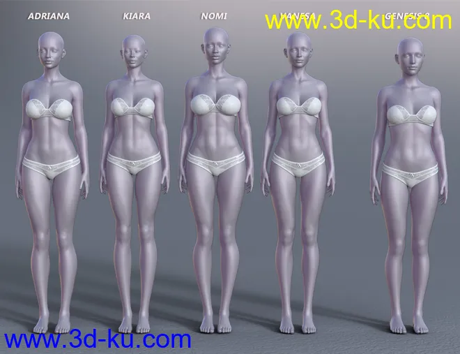 Girls of Summer Models for Genesis 8 and 8.1 Females模型的图片10