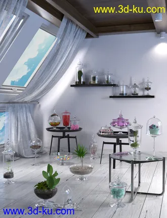 3D打印模型Glass Jars Collection的图片