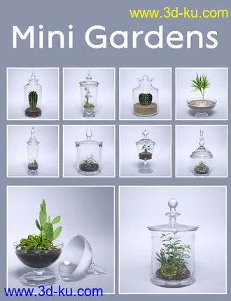3D打印模型Glass Jars Collection的图片
