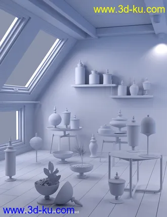 3D打印模型Glass Jars Collection的图片