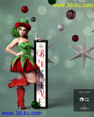3D打印模型Glenni for Genesis 8 Female的图片