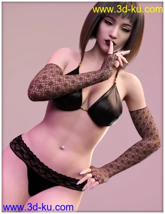 3D打印模型Gloves and Mitten Fashion for Genesis 8 Female(s)的图片