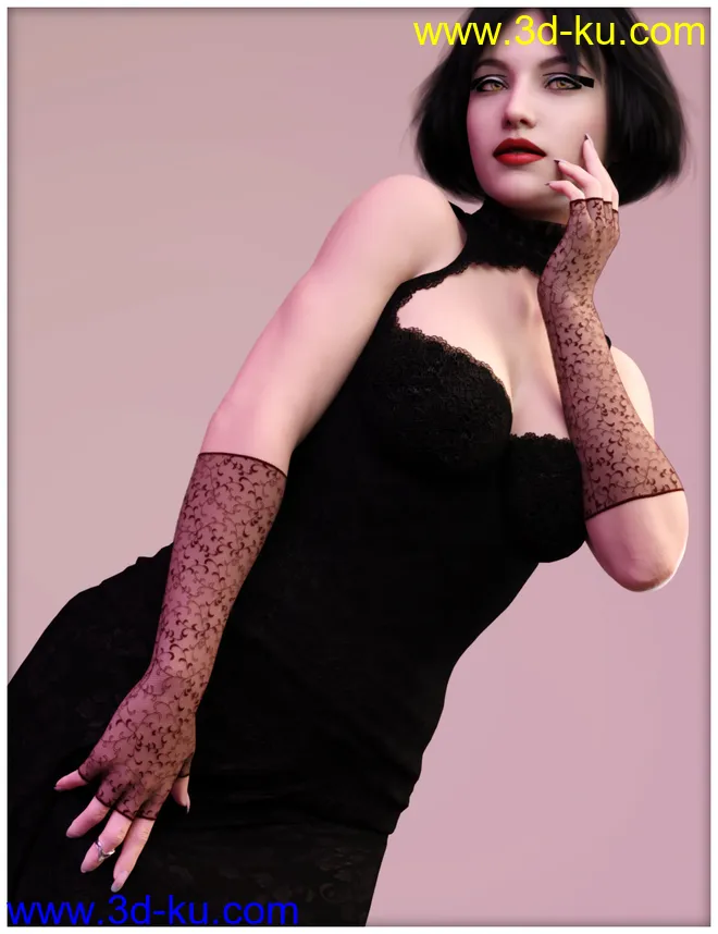 Gloves and Mitten Fashion for Genesis 8 Female(s)模型的图片7