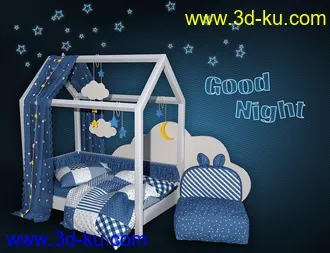 3D打印模型Good Night Set的图片