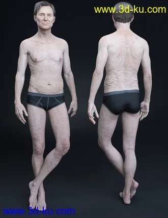 3D打印模型Grayson HD for Genesis 8.1 Male的图片