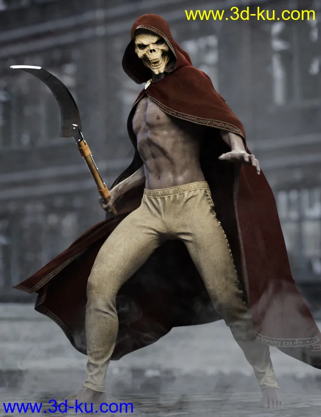 Grimskull for Genesis 8 Male模型的图片2