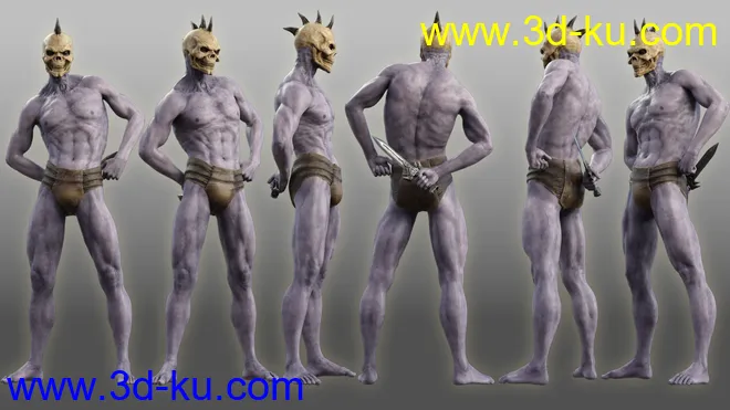 Grimskull for Genesis 8 Male模型的图片3