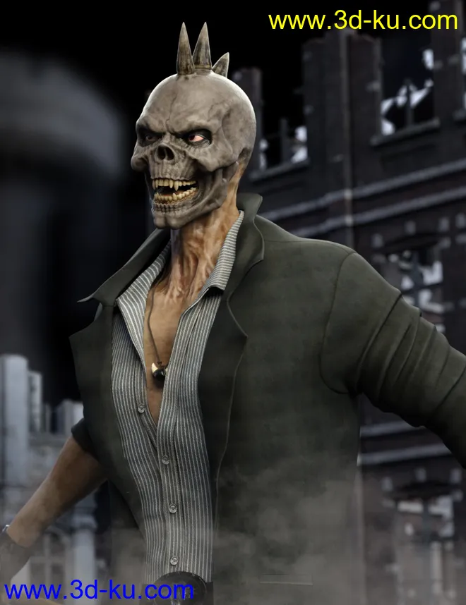 Grimskull for Genesis 8 Male模型的图片7