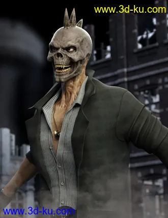 3D打印模型Grimskull for Genesis 8 Male的图片