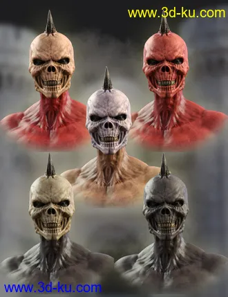 3D打印模型Grimskull for Genesis 8 Male的图片