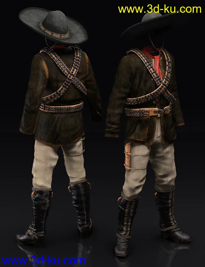 Guerrillero Outfit Textures模型的图片1