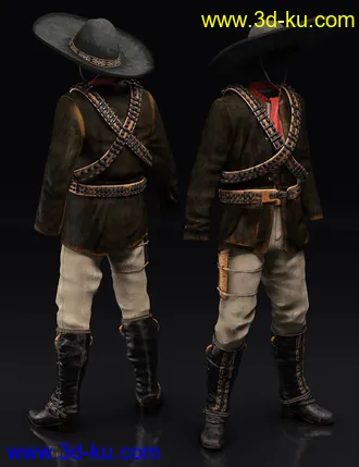 3D打印模型Guerrillero Outfit Textures的图片