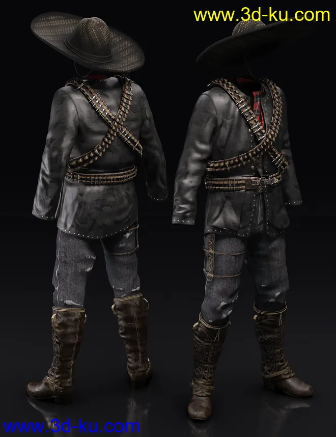 Guerrillero Outfit Textures模型的图片3