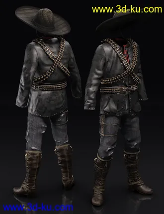 3D打印模型Guerrillero Outfit Textures的图片