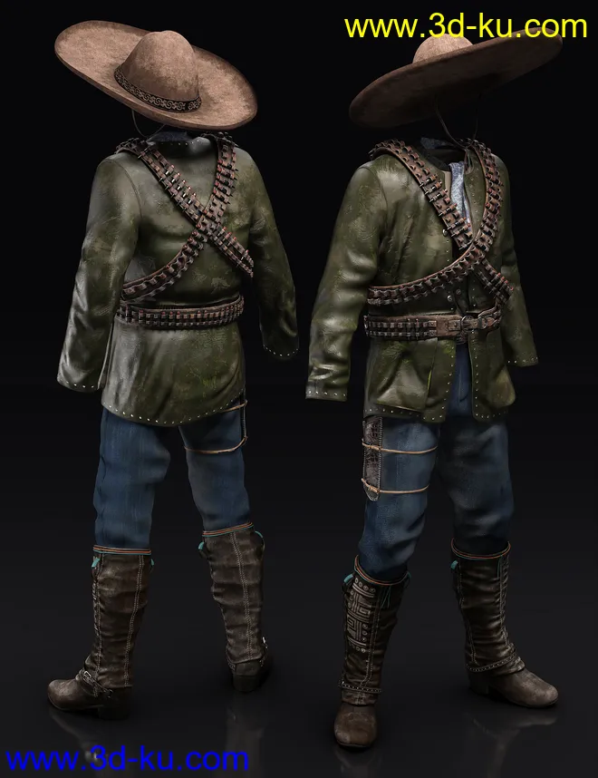 Guerrillero Outfit Textures模型的图片4