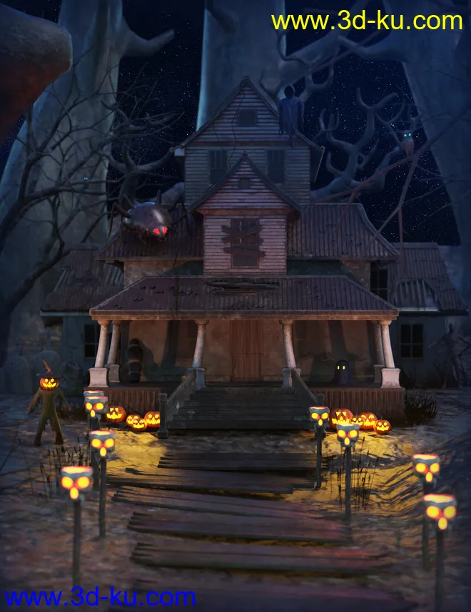 Halloween House模型的图片1