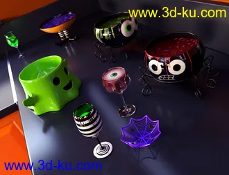 3D打印模型Haunted Serving Suggestions的图片