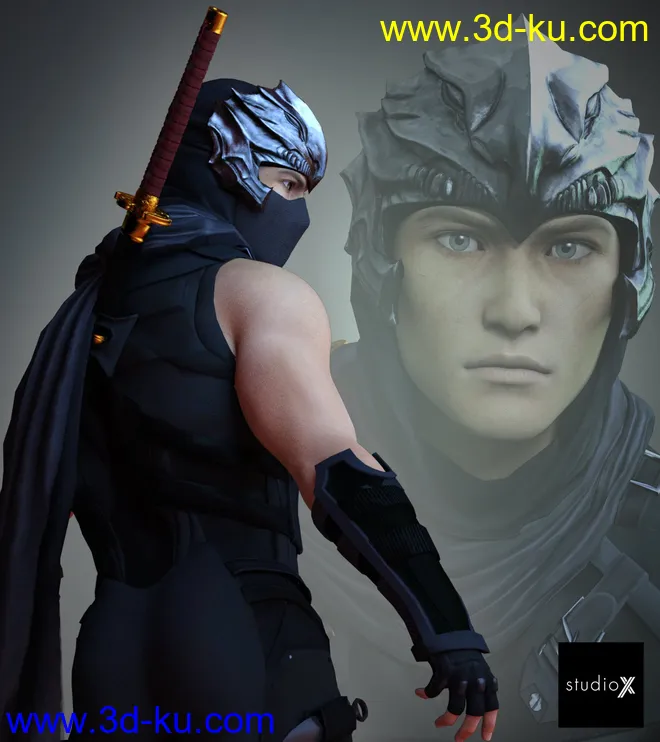 Hayabusa Ryu - Ninja Gaiden For G8M模型的图片1