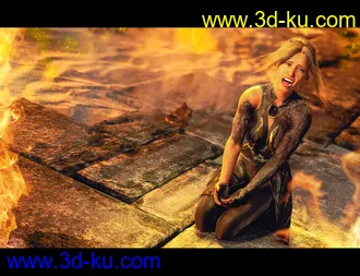 3D打印模型HD Body Burns Add-On for Genesis 8 and 8.1 Females的图片