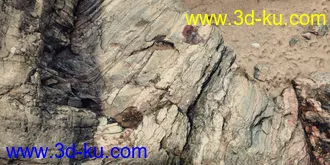 3D打印模型HD Scans Beach Rocks的图片