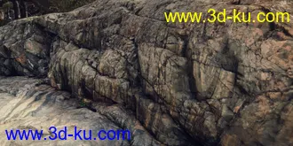3D打印模型HD Scans Beach Rocks的图片