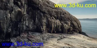 3D打印模型HD Scans Beach Rocks的图片