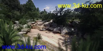 3D打印模型HD Scans Garden Ponds的图片