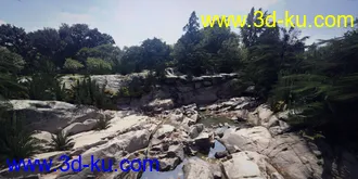 3D打印模型HD Scans Garden Ponds的图片