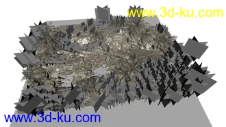 3D打印模型HD Scans Garden Ponds的图片