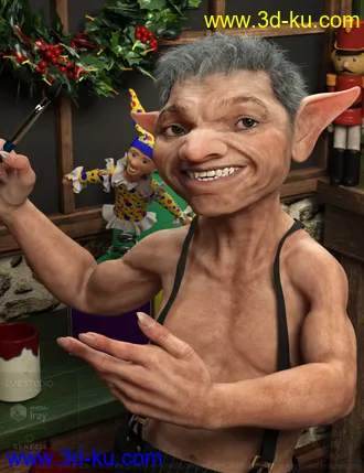 3D打印模型Helper Elf for Genesis 8 Male的图片
