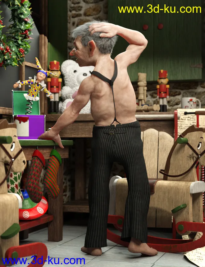 Helper Elf for Genesis 8 Male模型的图片3