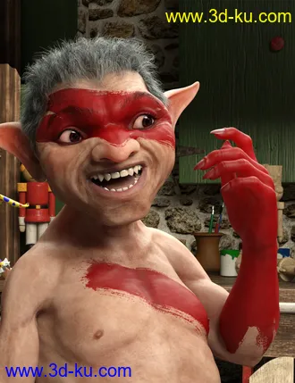 3D打印模型Helper Elf for Genesis 8 Male的图片