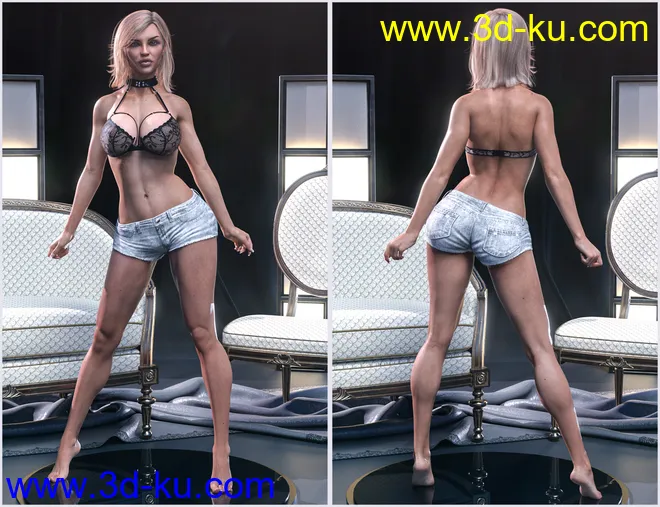 HH Sayble for Genesis 8.1 Female模型的图片5