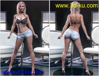3D打印模型HH Sayble for Genesis 8.1 Female的图片