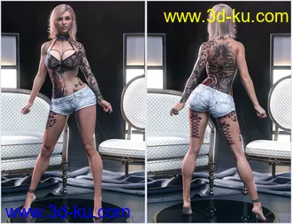 3D打印模型HH Sayble for Genesis 8.1 Female的图片