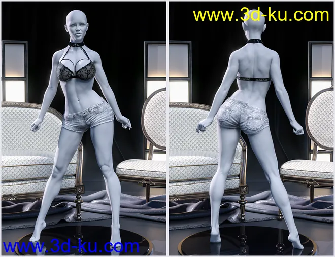 HH Sayble for Genesis 8.1 Female模型的图片7