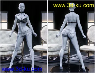 3D打印模型HH Sayble for Genesis 8.1 Female的图片