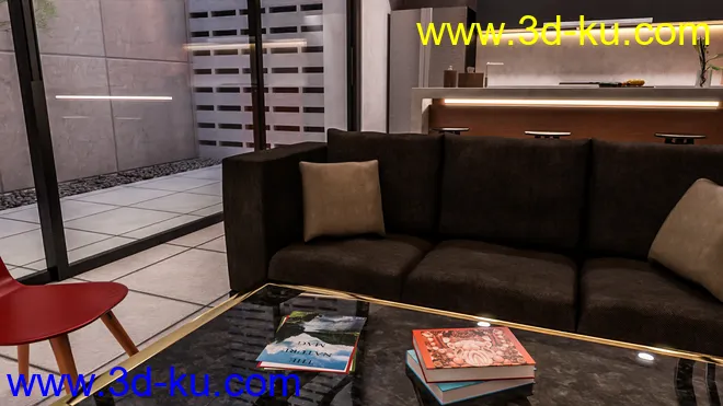 High Ceiling Living模型的图片4
