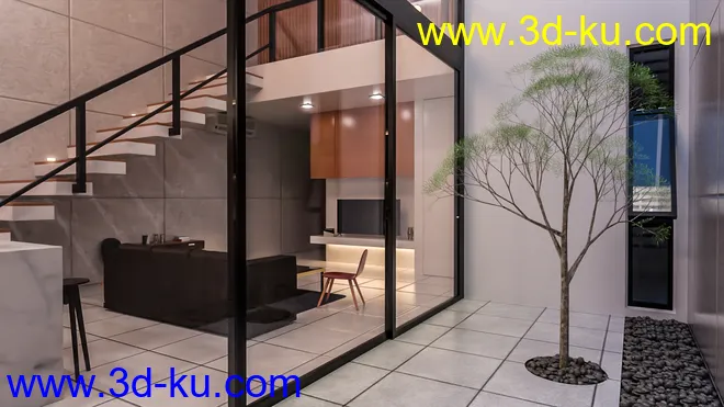 High Ceiling Living模型的图片6