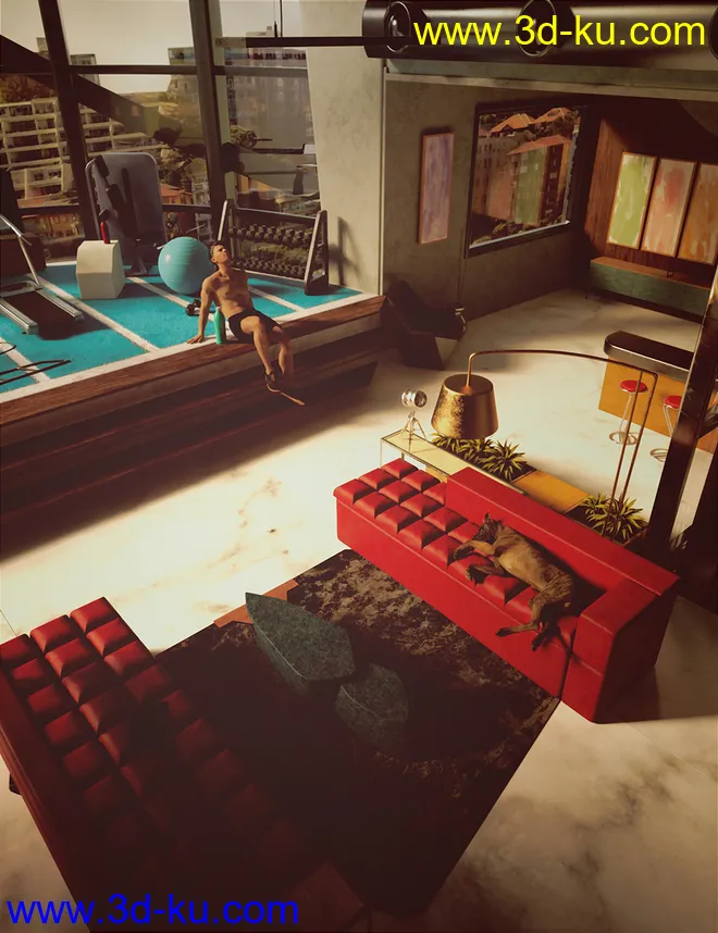 Highrise Apartment模型的图片1