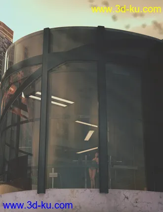 3D打印模型Highrise Apartment的图片