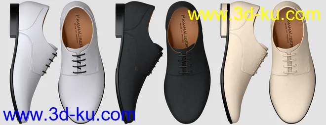 HL Derby Shoe for Genesis 8 and 8.1 Males模型的图片6