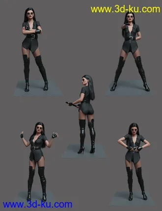 3D打印模型Hot and Smokey Poses for Genesis 8.1 Female的图片