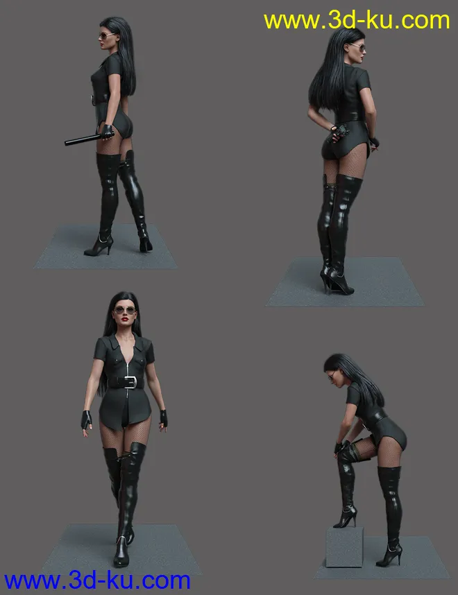 Hot and Smokey Poses for Genesis 8.1 Female模型的图片5