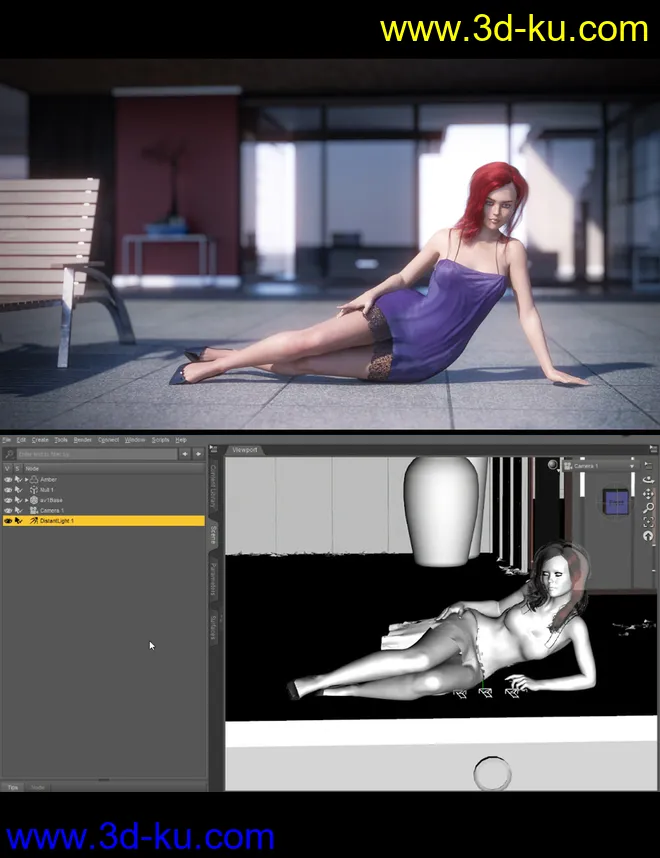 How To Render Beautiful Legs模型的图片3