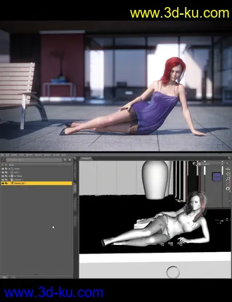3D打印模型How To Render Beautiful Legs的图片