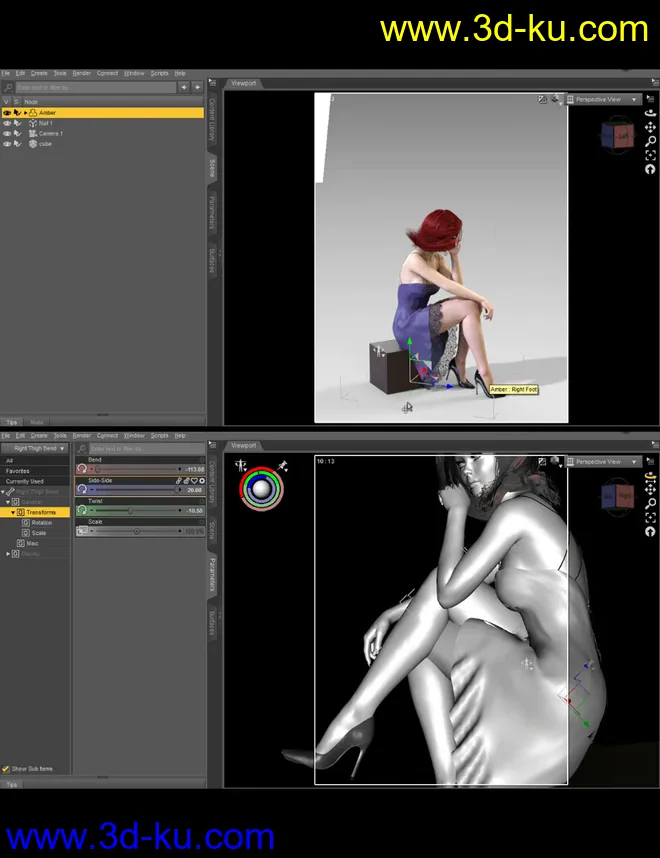 How To Render Beautiful Legs模型的图片7