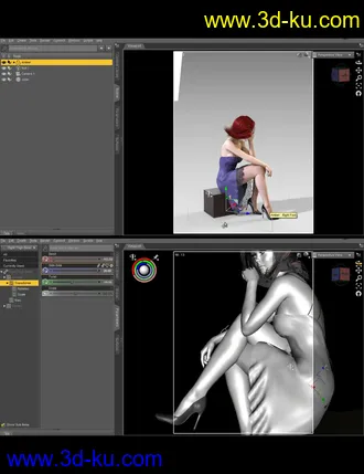 3D打印模型How To Render Beautiful Legs的图片
